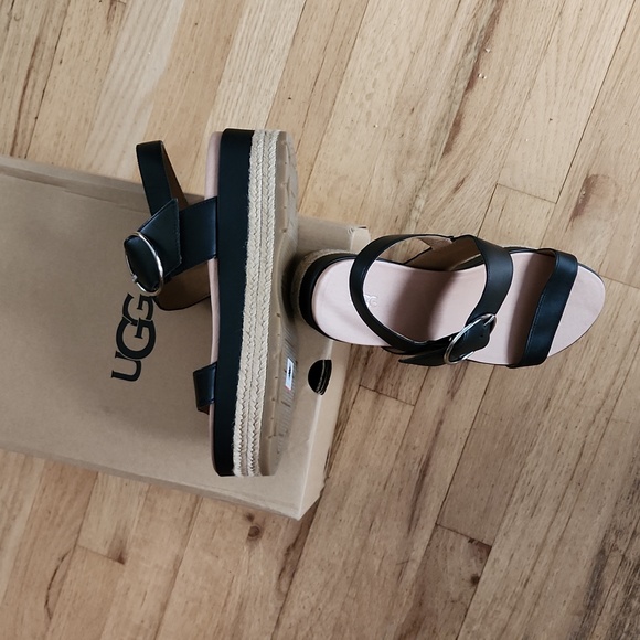 UGG Women's Leather Sandals - Picture 2 of 8